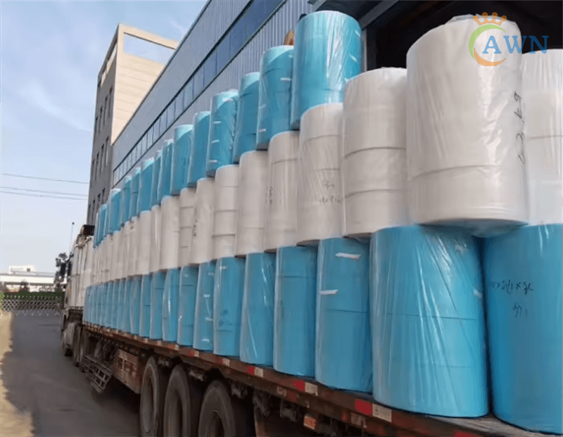 Factory Wholesale Green Diaper Acquisition Distribution Layer Hot Air ADL Nonwoven