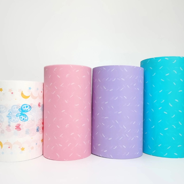 Customized Colored PE Film for Sanitary Napkin And Diaper