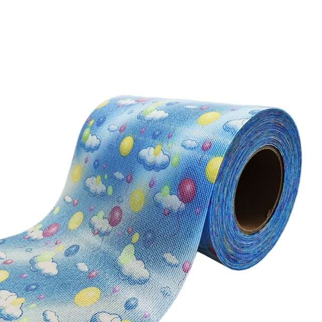 Customize Pattern Diaper Knitted Frontal Tape with Printing