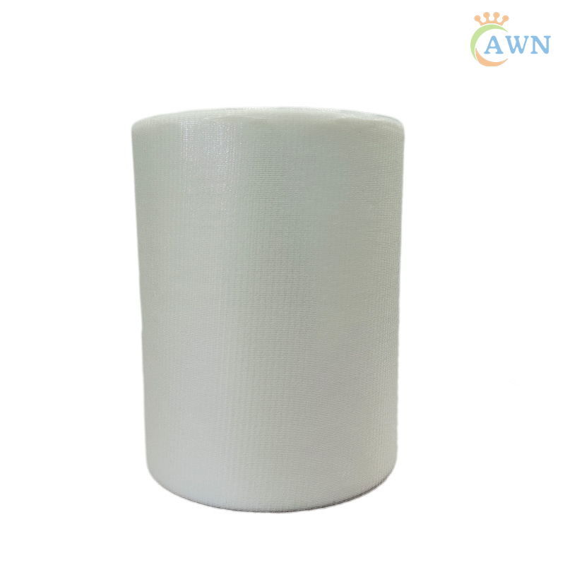 China Manufacture High Quality White Knitted Mesh Front Tape For Baby Diapers 