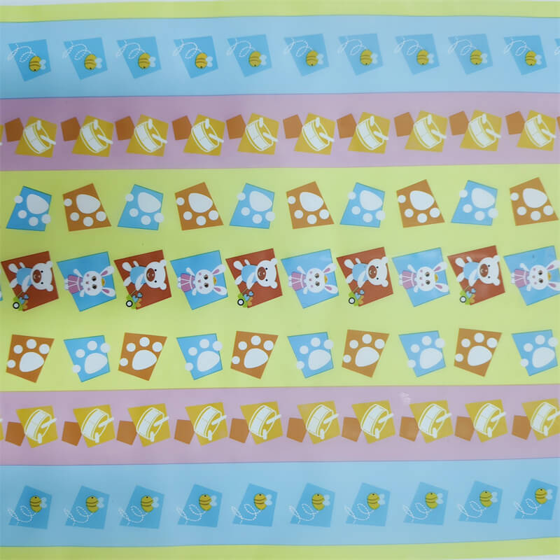 Hot Sale Color Printed Baby Diaper PP Frontal Tape Raw Material for Baby Diaper