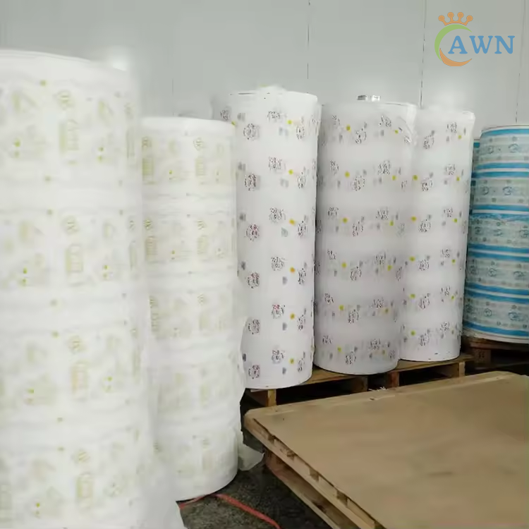 Baby Diaper Printing Back Sheet Breathable Polyethylene PE Film From China